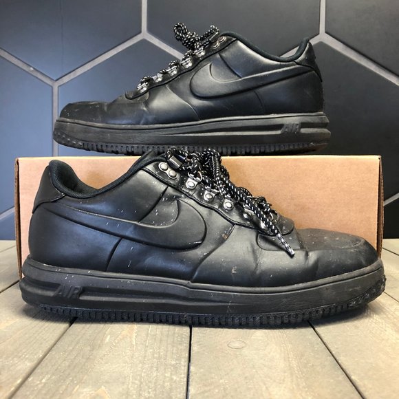 nike lunar force 1 duckboot triple black